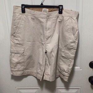 St. John's Bay Tan Cargo Shorts - Relaxed Utility Style